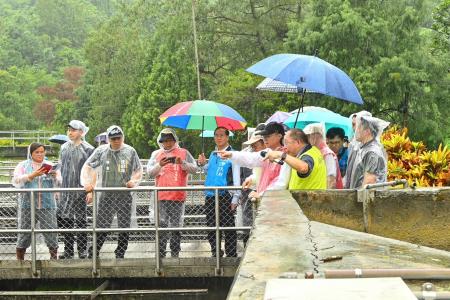 2024年7月27日行政院長卓榮泰視察花蓮地區民生用水供應情形 _3_　共9張