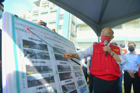 2021年8月10日視察臺南仁德區三爺溪排水治理情形 _1