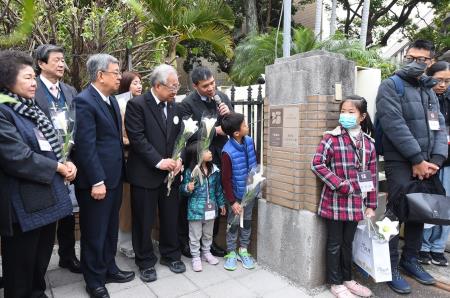 2024年2月26日行政院長陳建仁出席不義遺址標示揭牌典禮