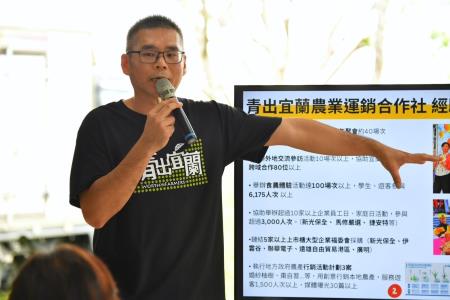 2024年11月9日行政院長卓榮泰訪視青出宜蘭合作社