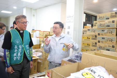 2025年10月25日行政院長卓榮泰感謝太巴塱教會善心協助 　共6張