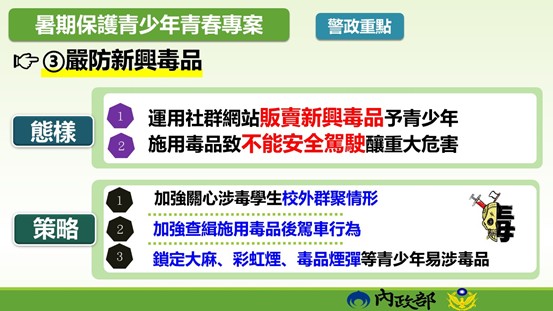 暑期保護青少年青春專案警政重點三 　共7張