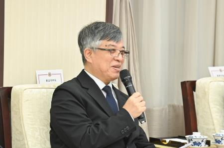 考試院周弘憲院長等一行拜會院長 　共10張