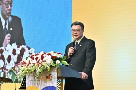 2025年1月19日行政院長卓榮泰出席台日國際扶輪親善會「2025新年會」 _3_ 　共4張
