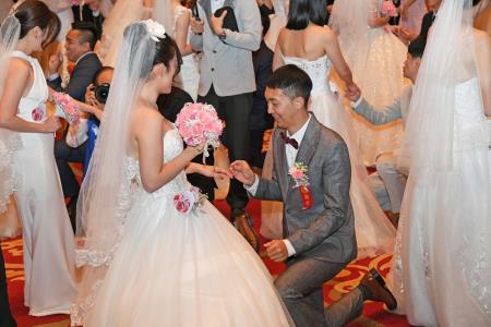 2023年10月29日行政院長陳建仁出席中華電信112年員眷集團結婚典禮_2　共8張