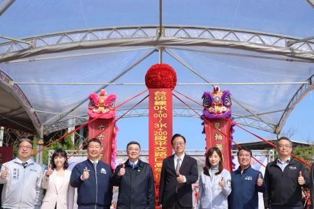 2026年2月10日行政院長卓榮泰出席台66線0K+000~3K+200段平交路口高架化改善工程動土典禮　共6張
