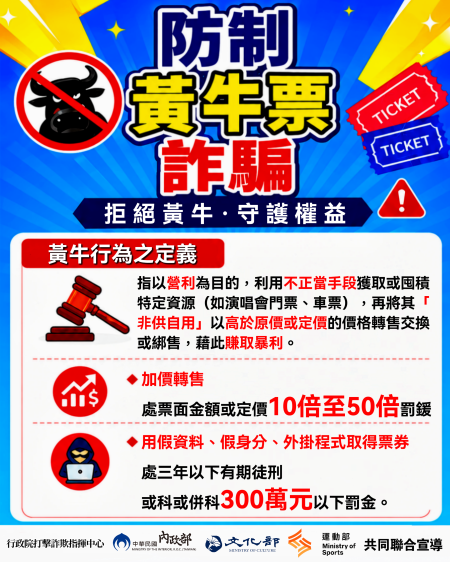 防制黃牛票詐騙圖1 　共2張