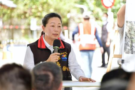 卓院長今（22）日視察0403地震太魯閣國家公園與中橫公路東段災後復建情形照片共8張