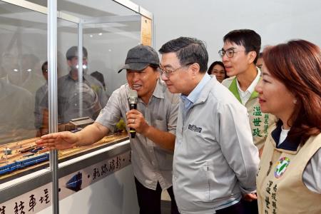 2026年7月25日行政院長卓榮泰訪視車埕鐵道觀光小學堂 　共11張