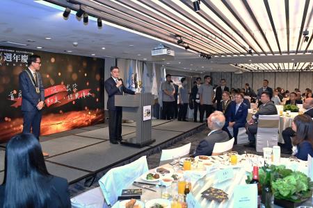 2024年9月7日 行政院長卓榮泰出席國際青年商會中華民國總會台北市首府國際青年商會第五十屆周年慶典。
