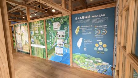 羅東林業文化園區推出「國土生態綠網展覽」，帶領民眾認識臺灣的生態保育理念與規劃