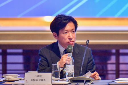 2026年6月6日行政院長卓榮泰出席「中華民國工商協進會工商午餐會」 　共8張