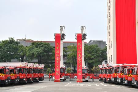 2022年3月20日行政院長蘇貞昌出席「汰換老舊消防車輛3年中程計畫」交車典禮 - 5