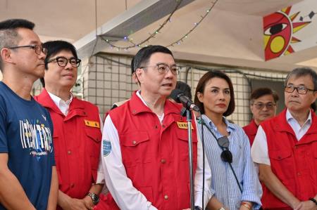 2024年8月2日行政院長卓榮泰視察視察高雄市立桃源國中災後復原情形8