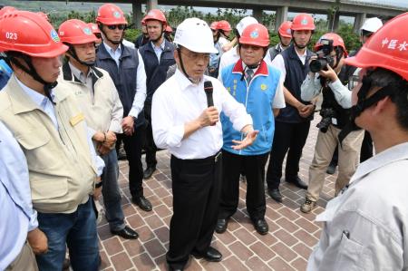 2019年4月26日行政院長蘇貞昌視察前瞻基礎建設(水環境)-烏溪鳥嘴潭人工湖工程計畫4 　共7張