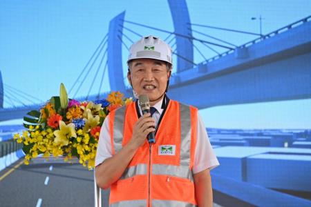 2023年7月10日行政院長陳建仁視察國道1號增設銜接台74線系統交流道工程_4