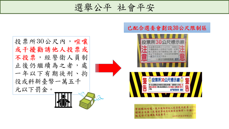 選舉公平、社會平安 　共1張