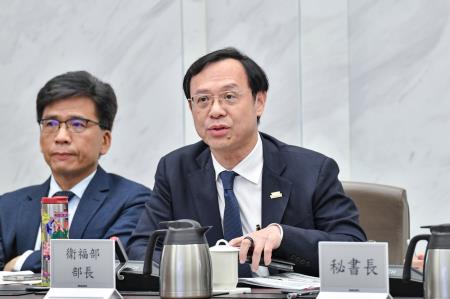 2026年9月10日行政院長卓榮泰主持「行政院115年第4次治安會報」 　共6張
