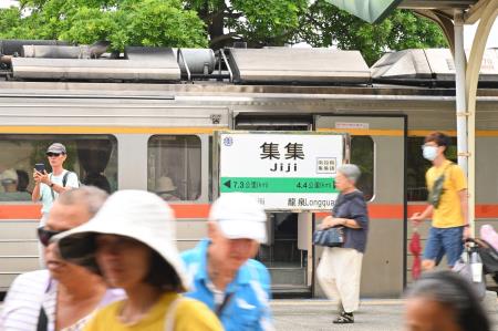 2026年7月25日行政院長卓榮泰搭乘台鐵集集線區間列車 　共11張
