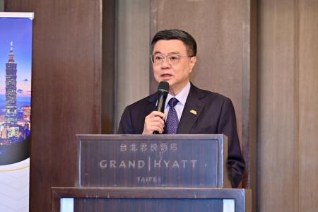 2024年10月21日行政院長卓榮泰出席2024年亞太防制洗錢組織評鑑員訓練研討會開幕式　共4張