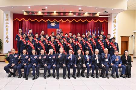 2024年6月13日行政院長卓榮泰出席113年警察節慶祝大會。　共7張