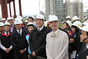 朱副院長視察桃園航空城及捷運機場線建設計畫 　共1張