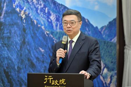 卓院長今(12)日接見美國在台協會台北辦事處谷立言處長一行照片 共5張 　共5張