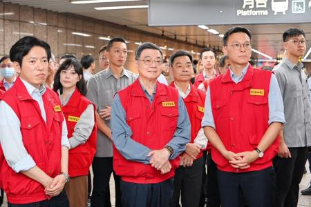 2026年8月13日行政院長卓榮泰視察「2026城鎮韌性」防空演習 　共7張