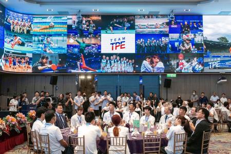 2025年7月31日行政院長卓榮泰出席2025年第32屆德國萊茵魯爾世界大學運動會代表團返國餐會 　共9張