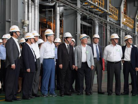 1070813行政院長賴清德視察林口發電廠暨與工商協進會座談