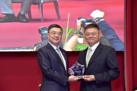 2025年10月22日行政院長卓榮泰出席臺灣警察專科學校慶祝80週年校慶大會 　共5張