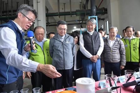 卓院長今（23）日視察「澎湖地區供水改善情形」照片 共六張
