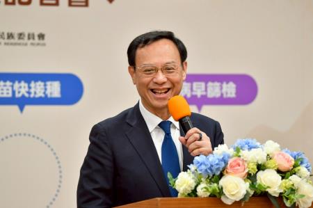 2026年6月11日行政院長卓榮泰出席「守護原住民族健康記者會」 　共6張