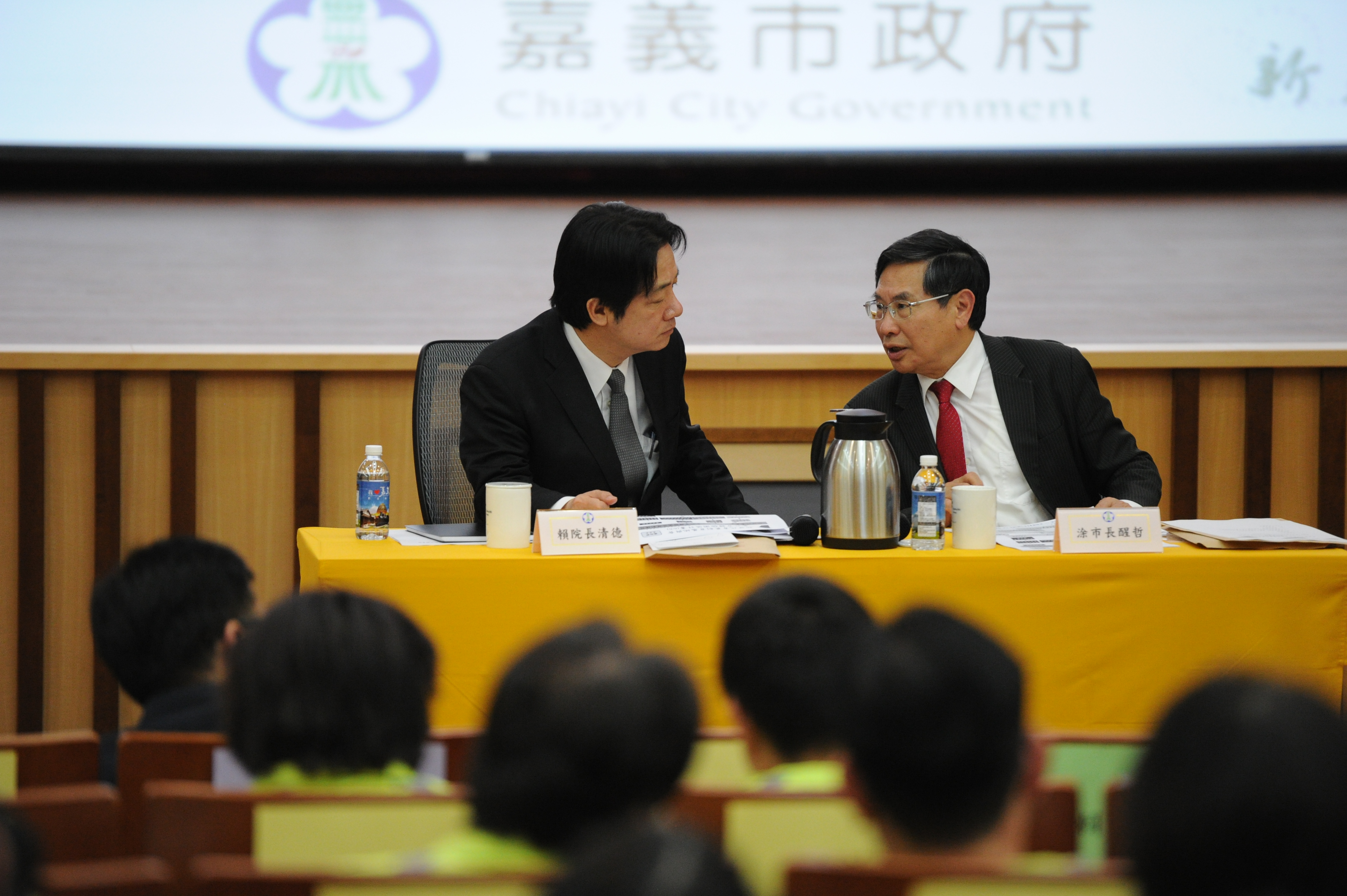 內閣團隊走訪嘉義市 賴揆：建立中央與地方合作模式 提高行政效率　共6張