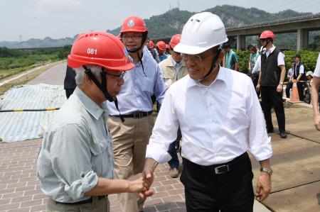 2019年4月26日行政院長蘇貞昌視察前瞻基礎建設(水環境)-烏溪鳥嘴潭人工湖工程計畫6 　共7張