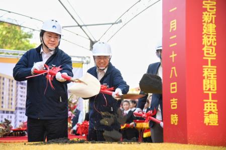 [新聞照片]陳院長今(28)日出席「光明安居」社會住宅開工動土典禮照片_7 共8張　共8張