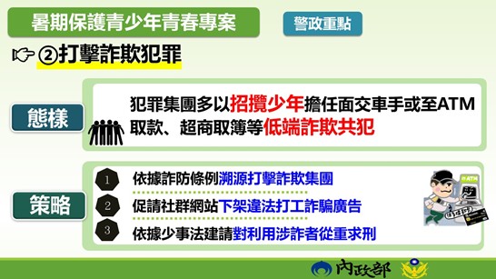 暑期保護青少年青春專案警政重點二 　共7張