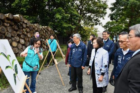 2024年3月10日行政院長陳建仁出席「傳承下個百年 植樹羅東林場」植樹活動2