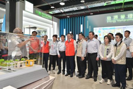 20240615行政院長卓榮泰視察「臺南沙崙智慧綠能科學城」 _3_ 　共9張