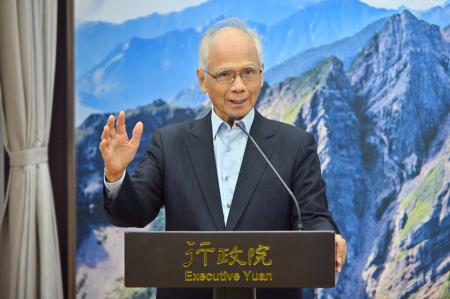 2025年8月29日行政院長卓榮泰接見仰山文教基金會游錫堃創辦人 　共8張