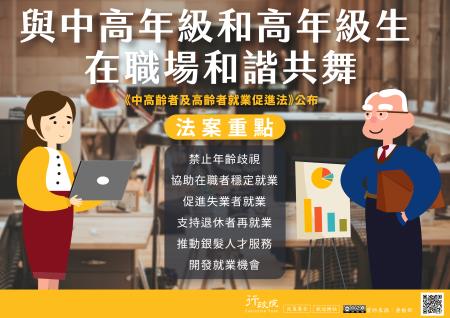 《中高齡者及高齡者就業促進法》