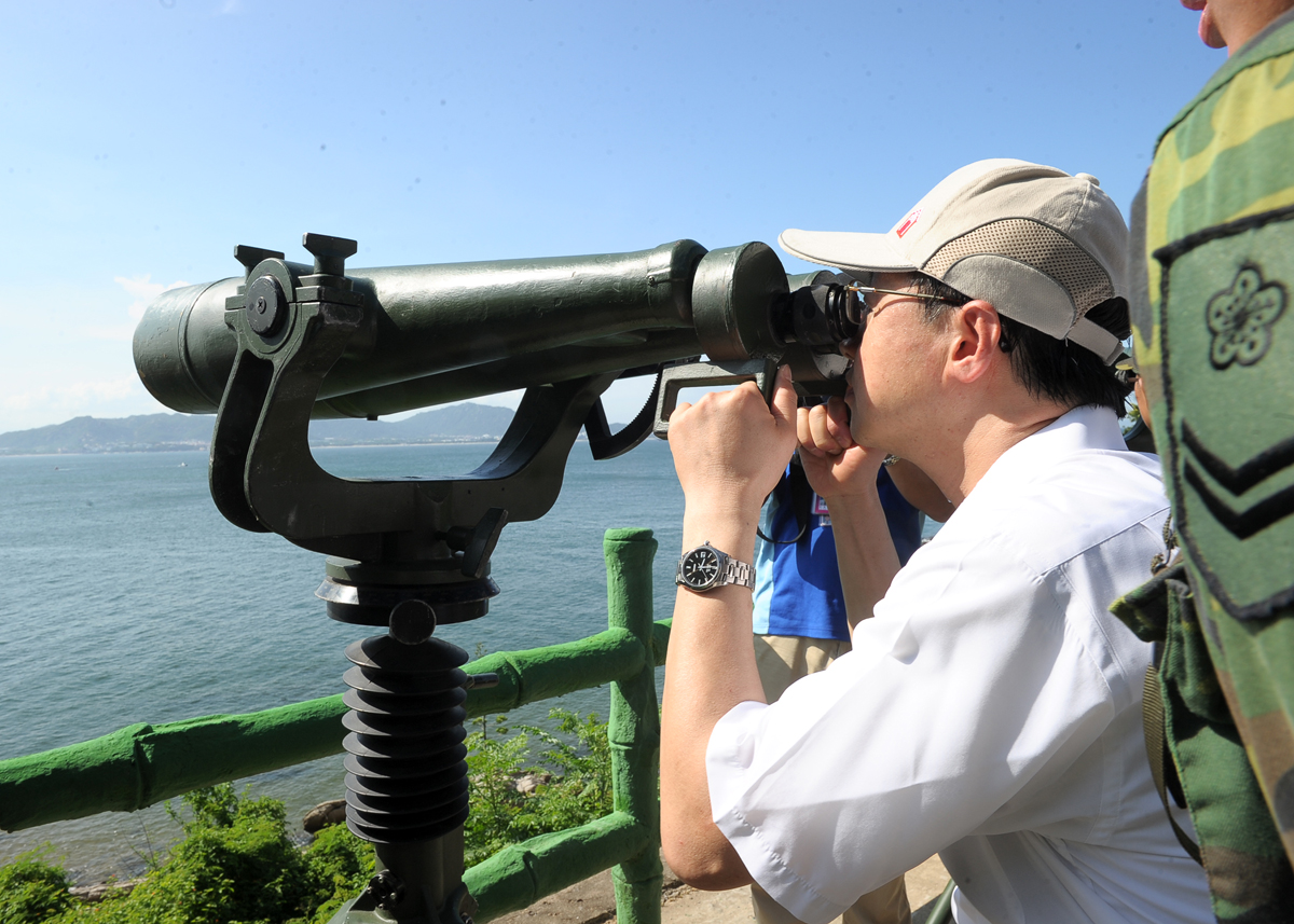大、二膽島移交 江揆盼成為金門觀光旅遊重要資產 　共2張