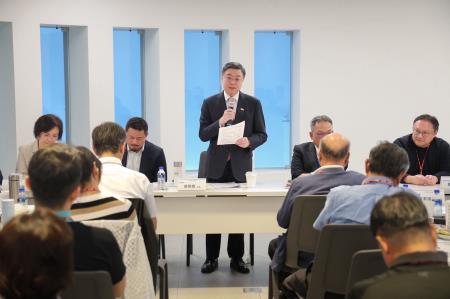 2025年9月5日行政院長卓榮泰參訪巨大公司並與自行車業者交流座談會 　共9張