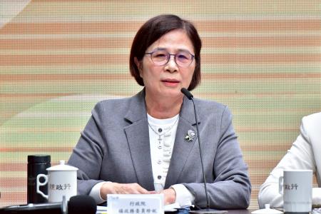 2026年1月20日行政院長卓榮泰出席「臺美關稅談判說明記者會」 　共10張