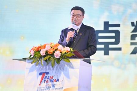 2025年1月22日行政院長卓榮泰出席「2024年第3屆世界12強棒球錦標賽冠軍紀念郵票」發行典禮　共10張