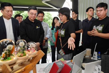 2024年11月9日行政院長卓榮泰訪視青出宜蘭合作社