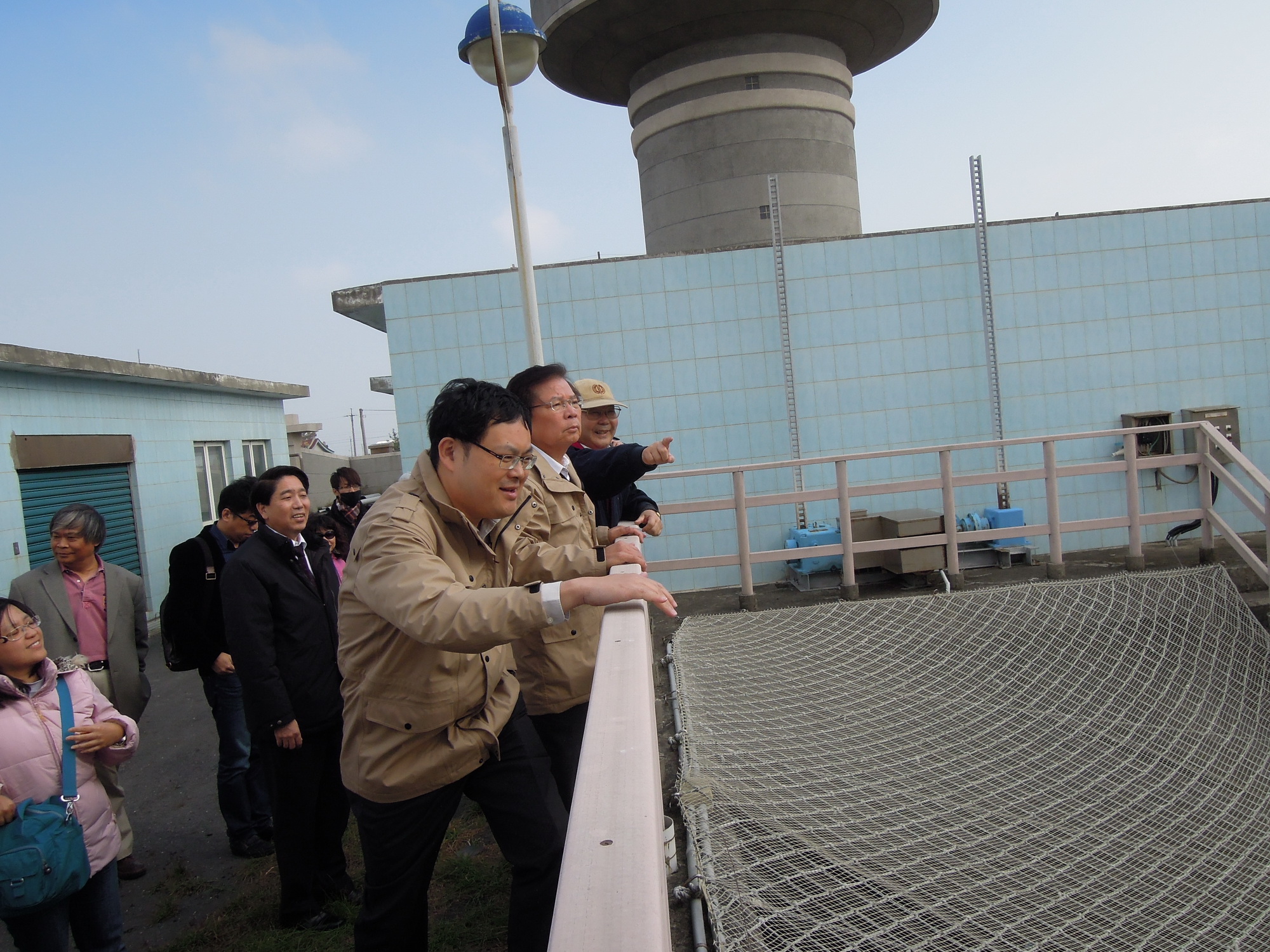 國土保育專案小組視察火力發電廠、地層下陷及違規種植檳榔問題 　共4張