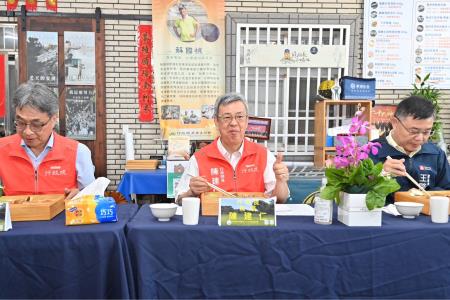 2024年5月10日行政院長陳建仁視察「金牌農村社區」。