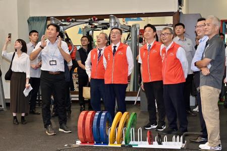 2024年6月15日行政院長卓榮泰視察國家運動訓練中心、國家運動科學中心及國家培訓隊備戰2024巴黎奧運及巴黎帕運情形_9 　共13張