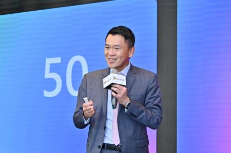 2024年11月14日行政院長卓榮泰出席「AI+ Taiwan 點亮AI島嶼」記者會　共5張